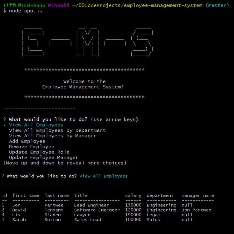 Employee Management System